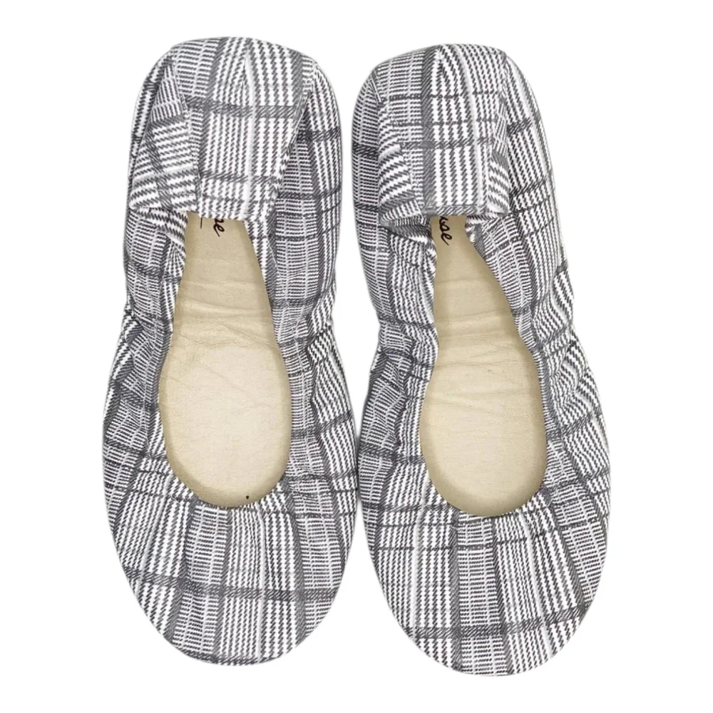 The Storehouse Flats Truly Plaid Size 8 Leather NWOT